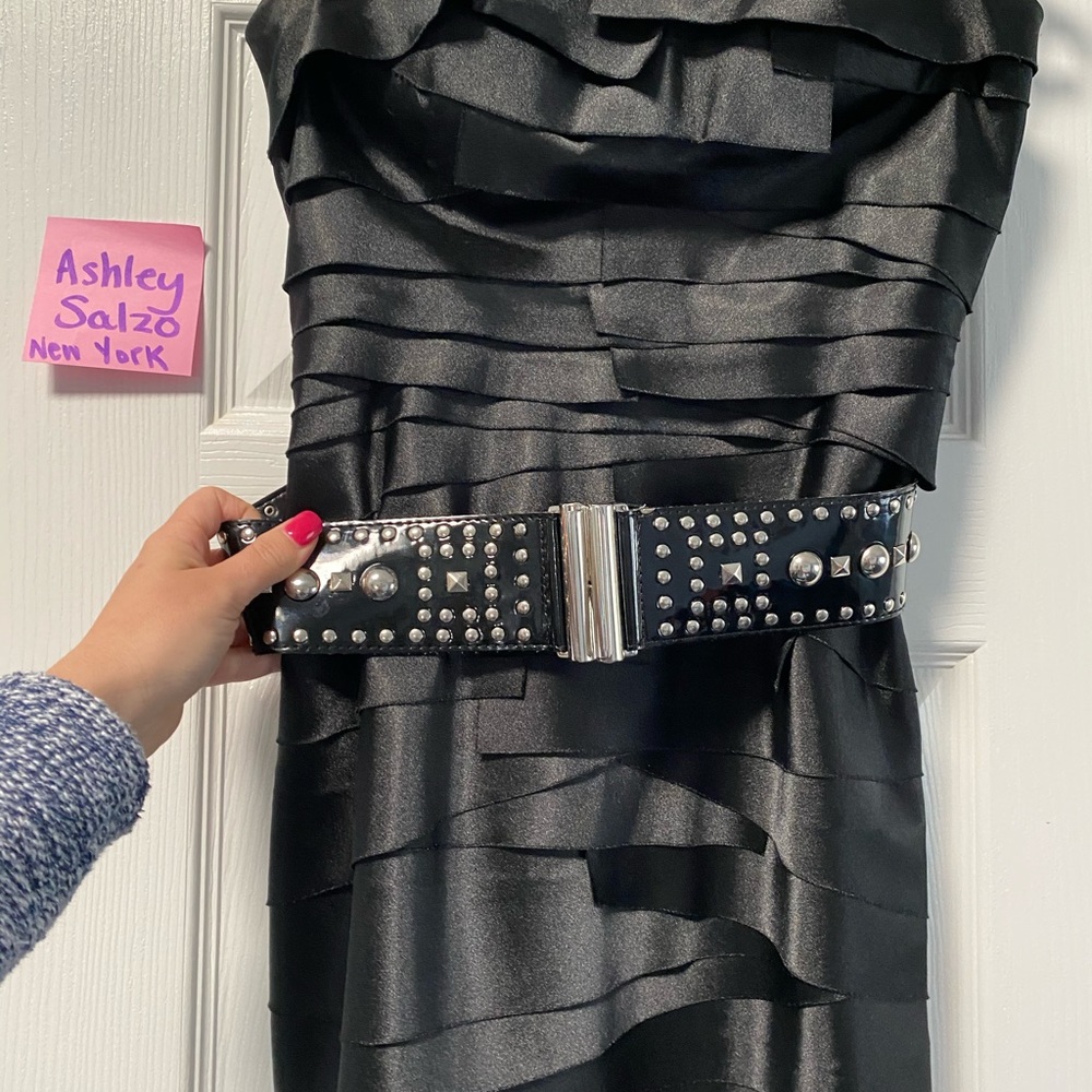 Bebe Black Dress with Belt